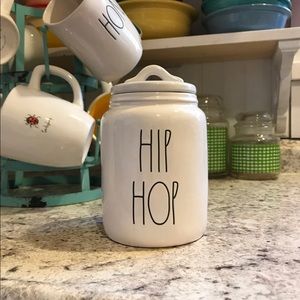 Rae Dunn HIP HOP Easter bunny canister small 2019